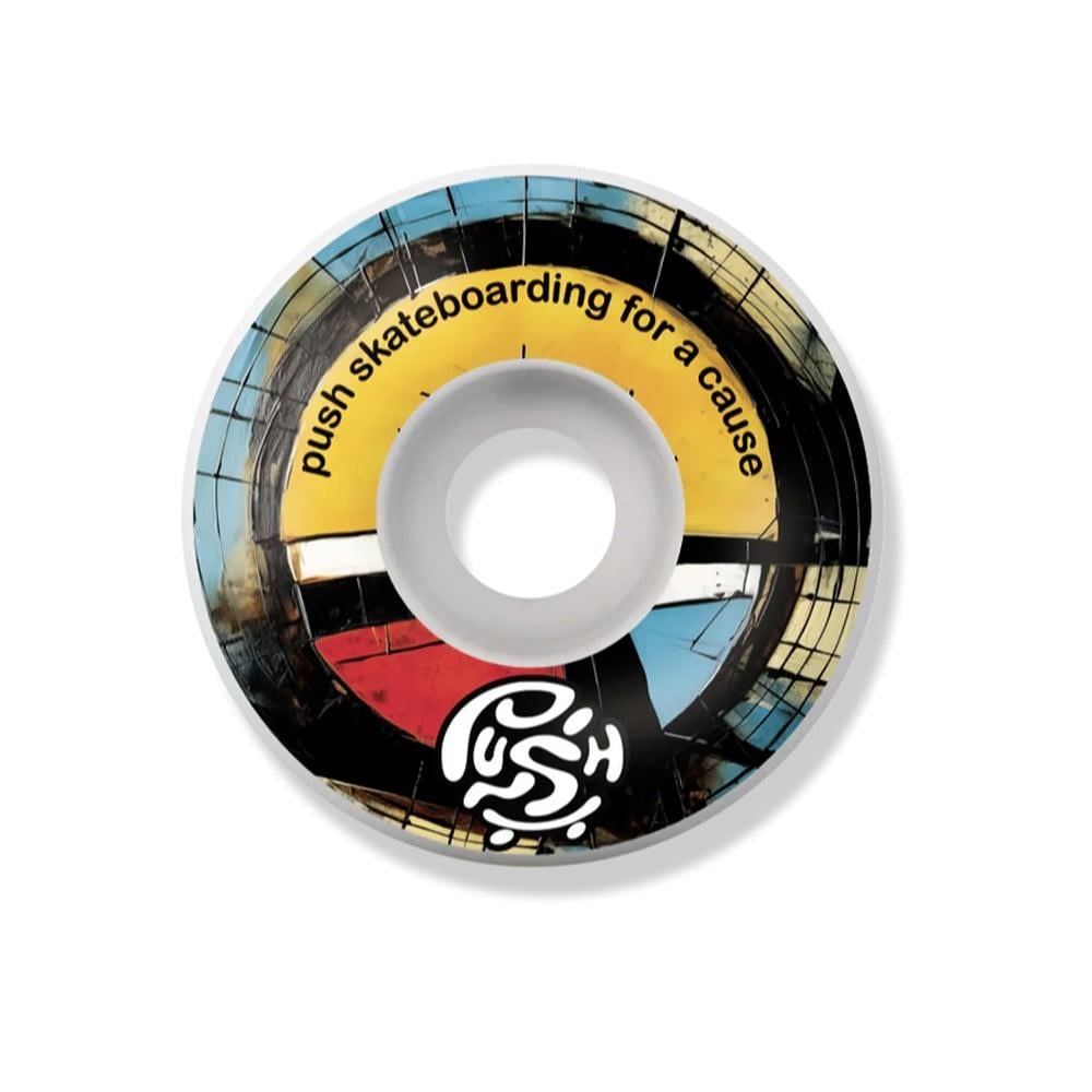 Push 8.25 India MLSL Yellow Skateboard Kaykay