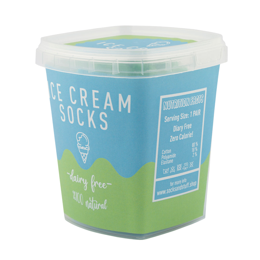 Socks+Stuff Ice Cream Socks Blue-Green