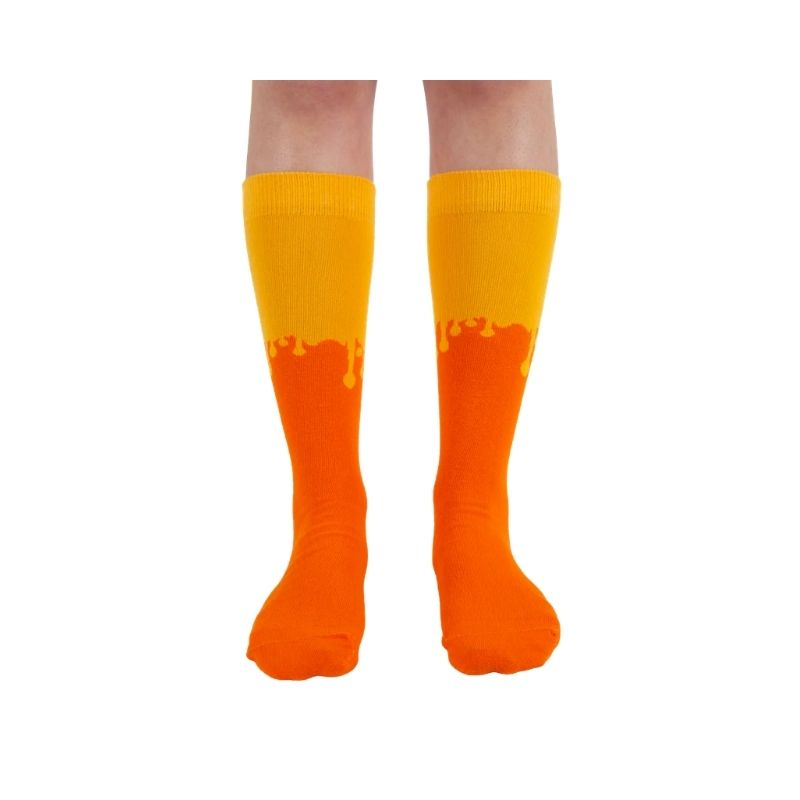 Socks+Stuff Ice Cream Socks Orange-Yellow