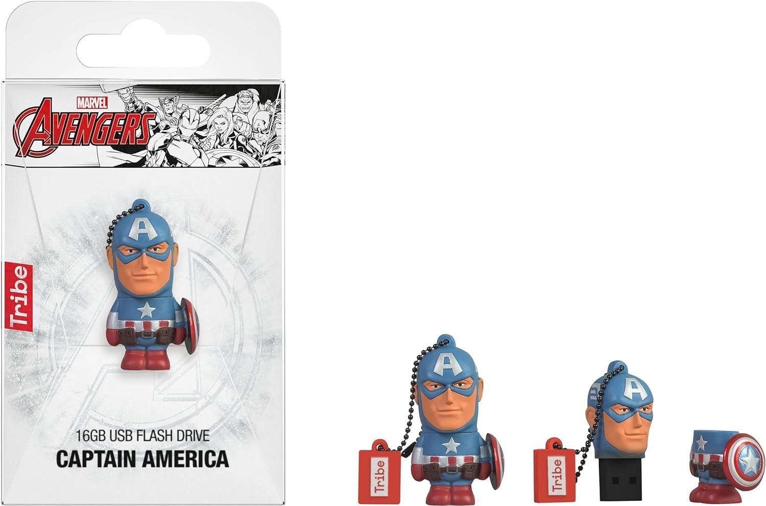 Tribe Marvel  Captain America USB bellek 16GB 2.0
