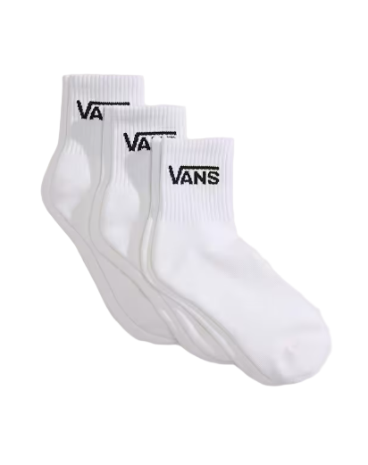 Vans Classic Crew Çorap White 6 Çift 