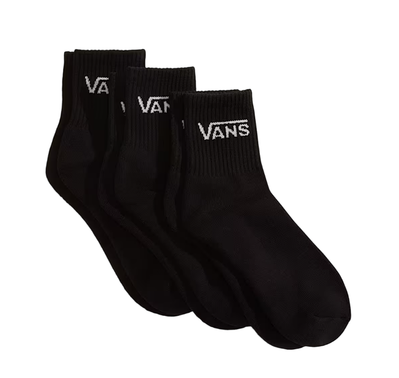Vans Classic Half Crew Black Çorap 6 Çift 