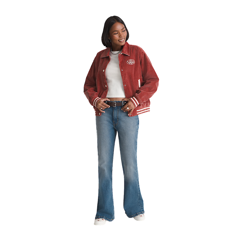 Vans Milliken Varsity Jacket Poppy Ember