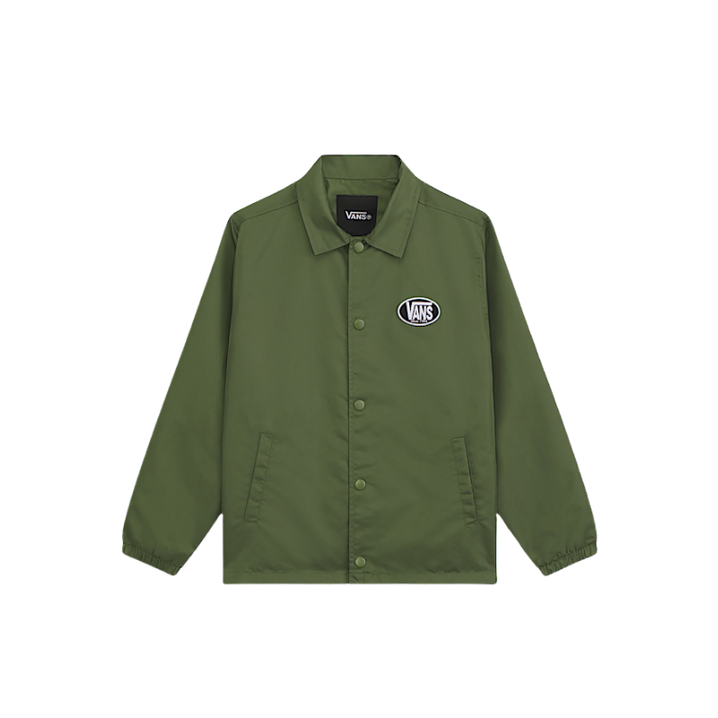 Vans New Torrey Coaches Jacket Green Balsam Boys