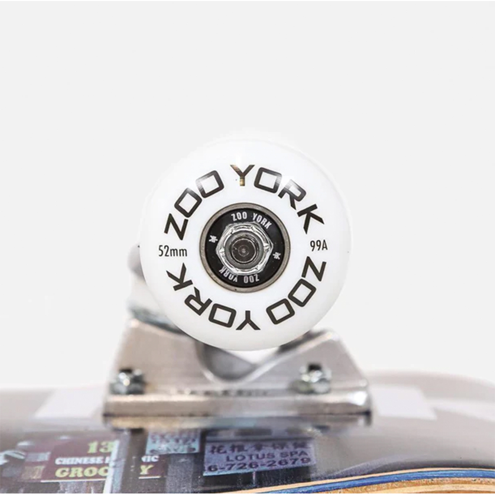 Zoo York 8.0 OG 95 Logo Block Chrysler Multi Skateboard 