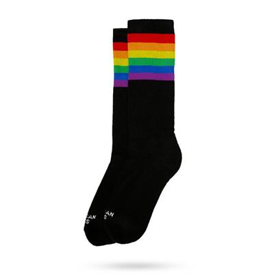 American Socks Rainbow Pride Black Mid High Çorap