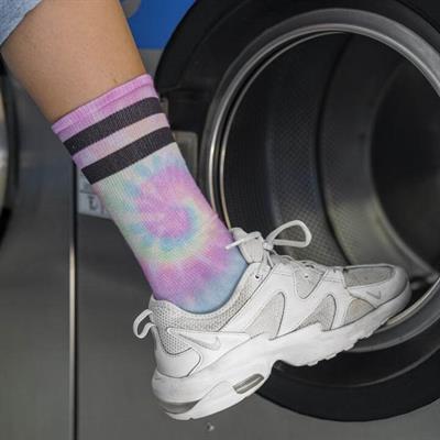 American Socks Tie Dye Mid High – Pastel Çorap