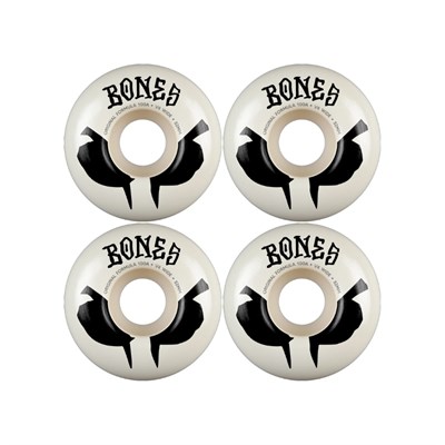 Bones 100s Og Formula Skateboards White 52MM V4 100A Wheels