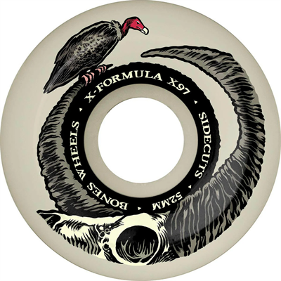 Bones X-Formula Floor Horns 52 MM V5 Sidecut 97A Kaykay Tekerlek Seti