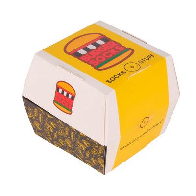Socks+Stuff Burger Socks Box
