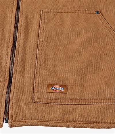 DICKIES X THRASHER LOGO VEST (BROWN DUCK)
