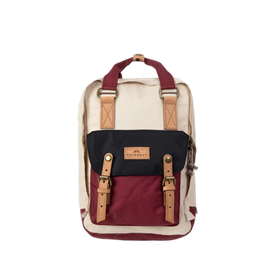 Doughnut Macaroon Reborn III Cream X Burgundy Unisex Backpack