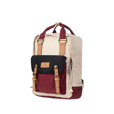 Doughnut Macaroon Reborn III Cream X Burgundy Unisex Backpack