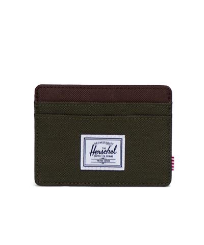 Herschel Charlie Cardholder - Ivy Green/Chicory Coffee
