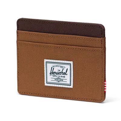 Herschel Charlie Cardholder Rubber/Chicory Coffee