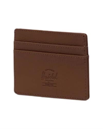 Herschel Charlie Vegan Deri Kartlık- Saddle Brown