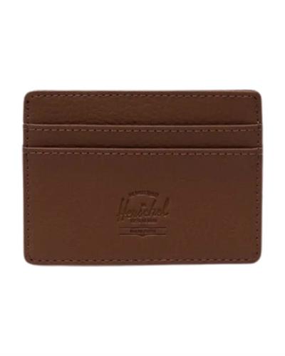 Herschel Charlie Vegan Deri Kartlık- Saddle Brown