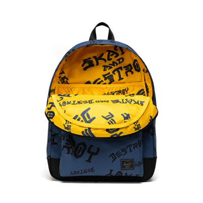 Herschel X Thrasher Classic Bleu Marine Destroy