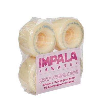 Impala Skate Pastel Yellow Wheels Quad Paten Tekerlek Seti IMPRWHEEL