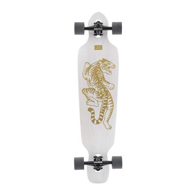 Landyachtz Battle Axe White Bengal Complete Longboard 38
