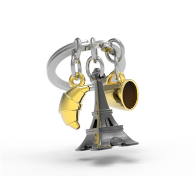 Metalmorphose Eiffel Keyring