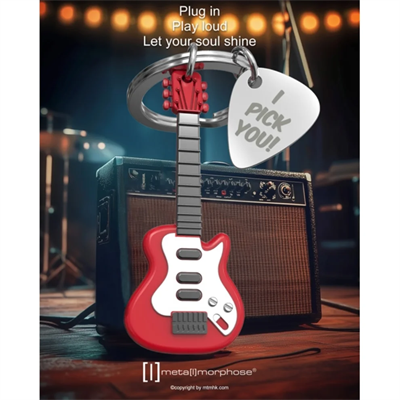 Metalmorphose Elektro Gitar Anahtarlık