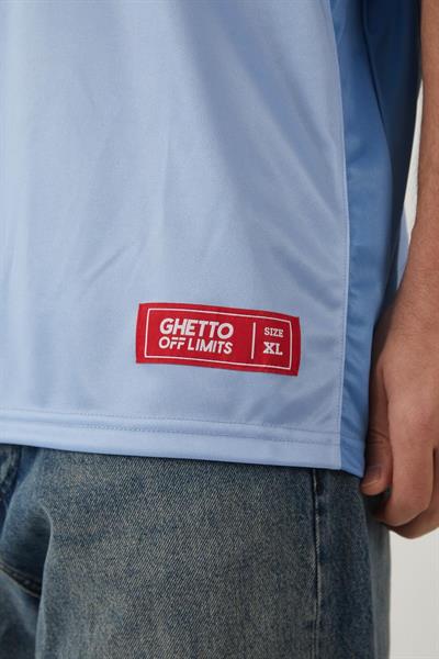 Ghetto Off Limits Monogram Blue Jersey