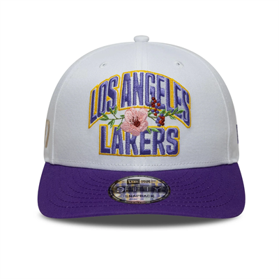 New Era 9FIFTY Snapback LA Lakers NBA Wordmark Blanc