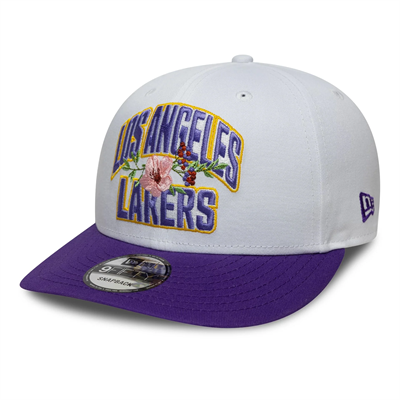 New Era 9FIFTY Snapback LA Lakers NBA Wordmark Blanc