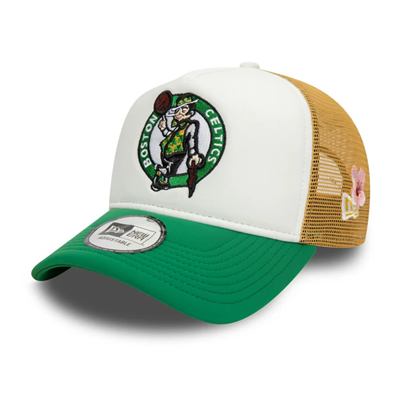 New Era 9FORTY NBA Boston Celtics Flower A-Frame Trucker Ayarlanabilir Şapka