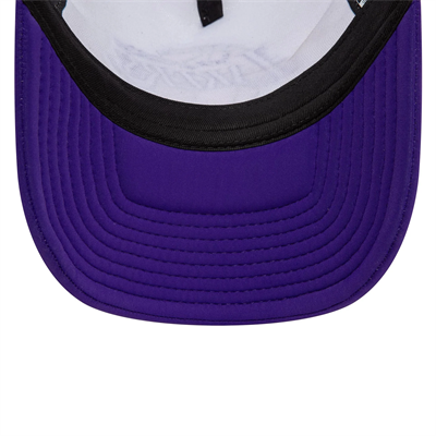 New Era Lila LA Lakers NBA Flower 9FORTY A-Frame Trucker Şapka