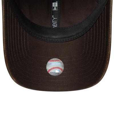 New Era New York Yankees Womens MLB Worn PU Dark Brown 9TWENTY Ayarlanabilir Şapka