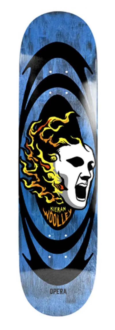 Opera 8.0 Wooley Screaming Mask Ex7 Blue Bleed Deck Kaykay Tahtası