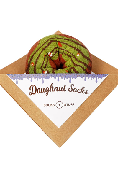 Socks+Stuff Pistachio Donut Socks