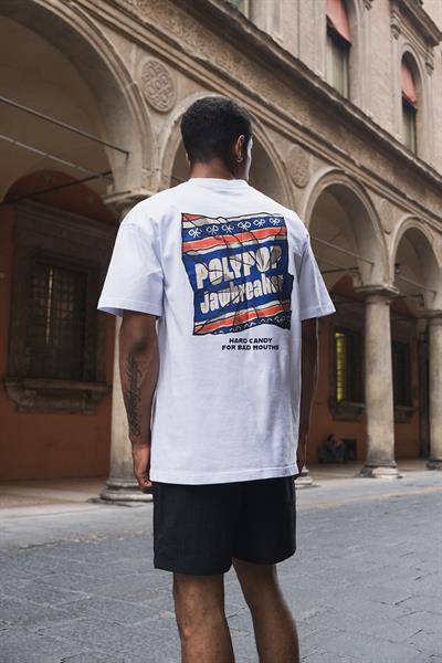 Polypop Jawbreaker Regular Fit White T-Shirt