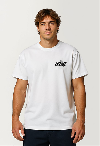 Polypop Undercover Lover Boy Boxy Fit White T-Shirt