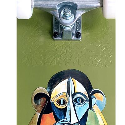 Push 7.75 Morocco MLSL Orange Skateboard Kaykay