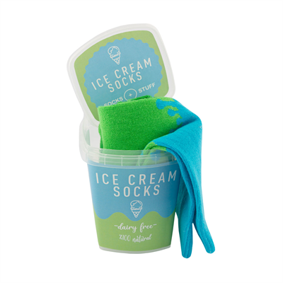 Socks+Stuff Ice Cream Socks Blue-Green
