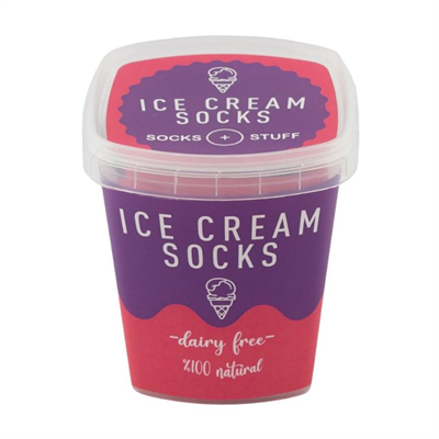 Socks+Stuff Ice Cream Socks Pink-Purple
