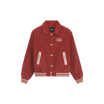 Vans Milliken Varsity Jacket Poppy Ember