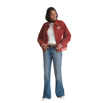 Vans Milliken Varsity Jacket Poppy Ember