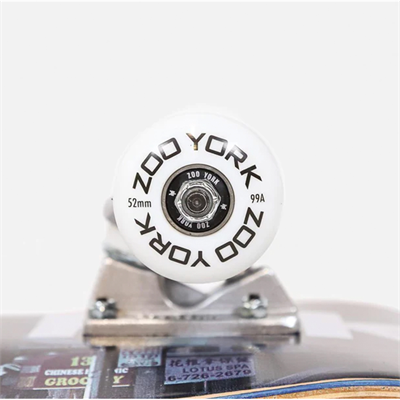 Zoo York 8.0 OG 95 Logo Block Chrysler Multi Skateboard 