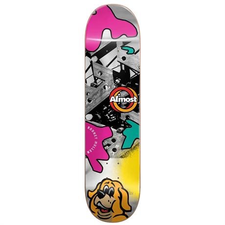 Almost 7,75 Mullen Silver Lining R7 Skateboard Deck I Gargamel