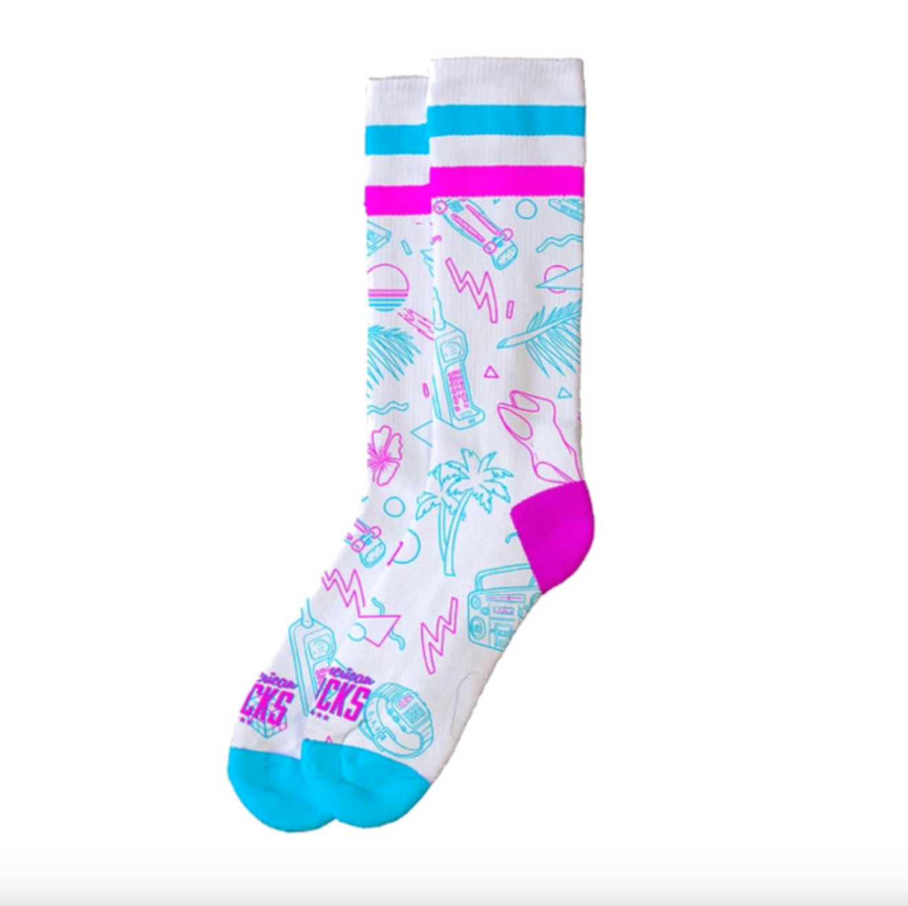 AMERICAN SOCKS mid high tie dye miami