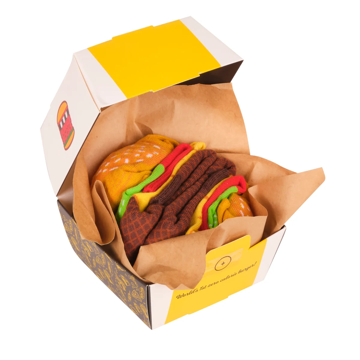 Burger Socks Box