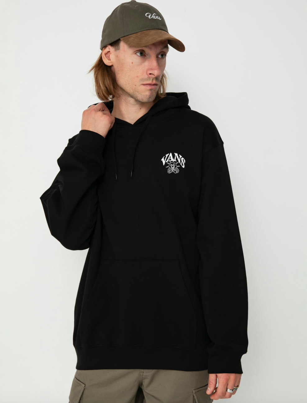 CHECKER LOGO GFX LOOSE PO - VN000KVUBLK1
