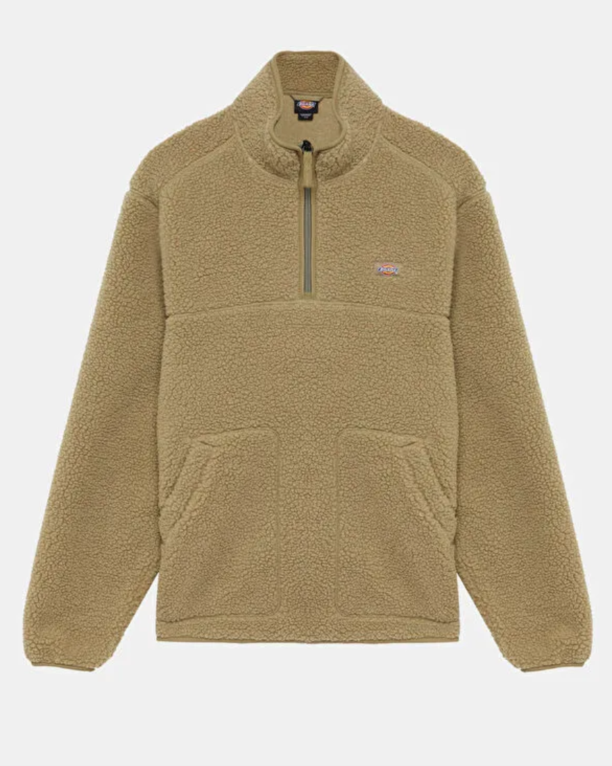 DICKIES Relax Kalıp Haki Dik Yaka Sweatshirt - DK0A4YEF0IP1