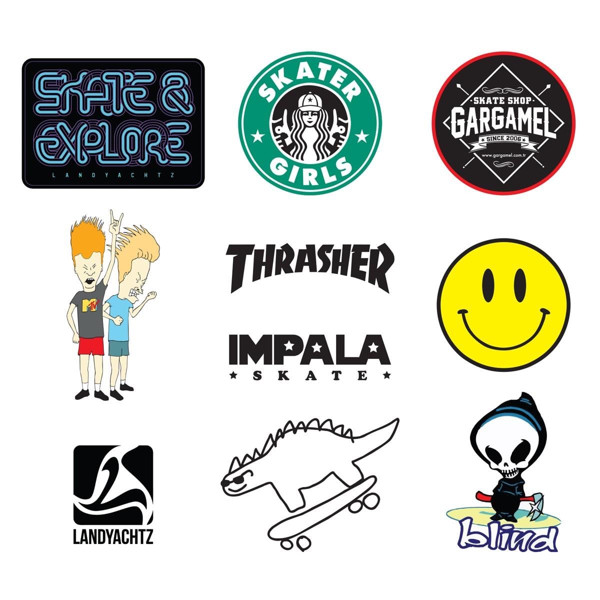 Gargamel 10'lu Sticker Seti