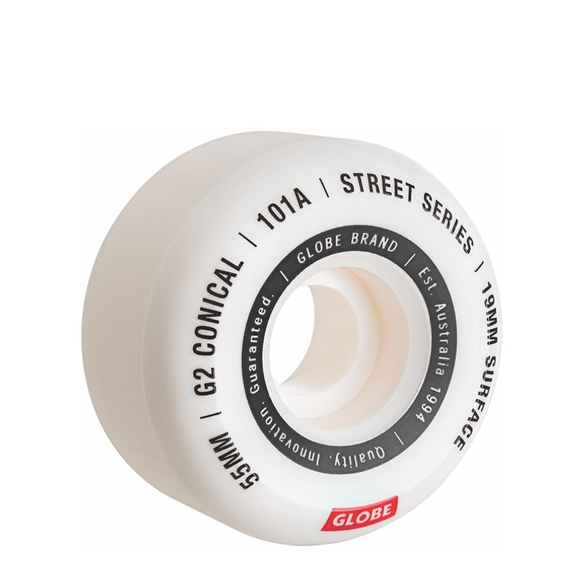 Globe G2 Conical Street White/Essential 101A 53mm Kaykay Tekerlek Seti 10125038