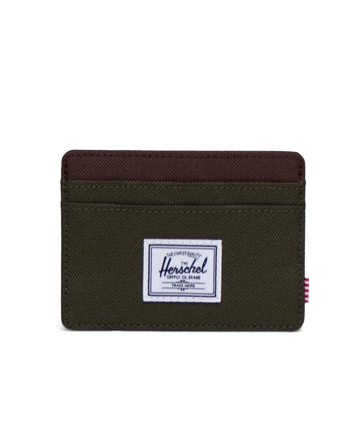 Herschel Charlie Cardholder - Ivy Green/Chicory Coffee